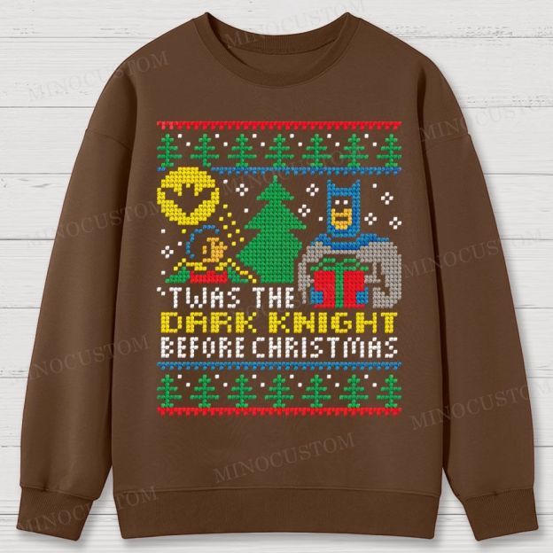 Dark Knight Before Christmas Cotton Sweatshirts 