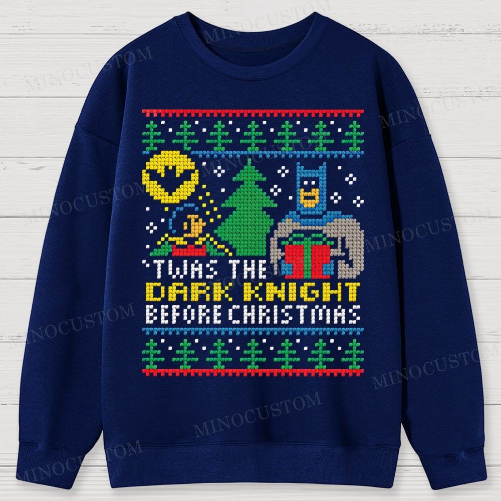 Dark Knight Before Christmas Cotton Sweatshirts 