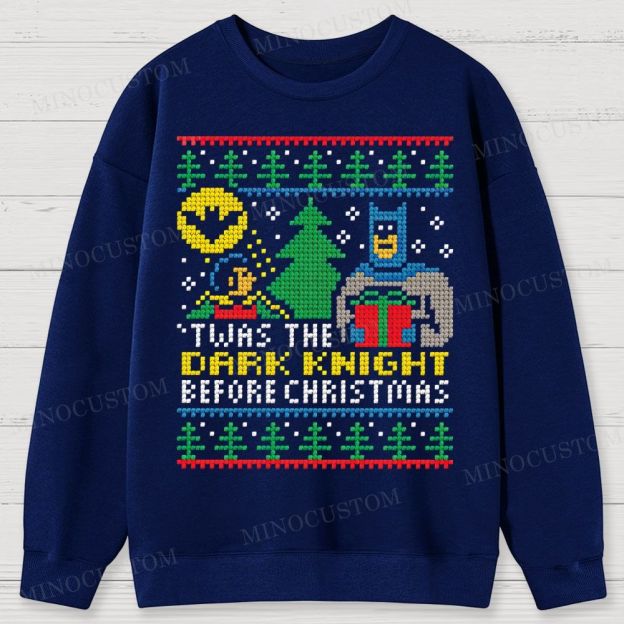 Dark Knight Before Christmas Cotton Sweatshirts 