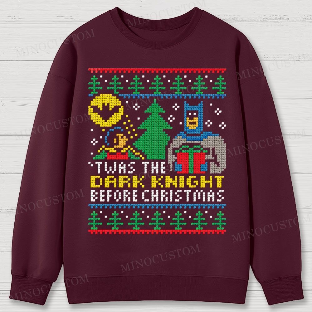 Dark Knight Before Christmas Cotton Sweatshirts 