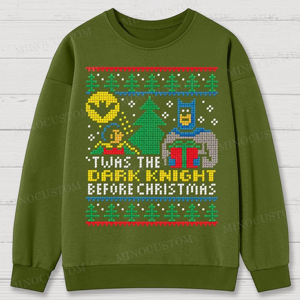 Dark Knight Before Christmas Cotton Sweatshirts 