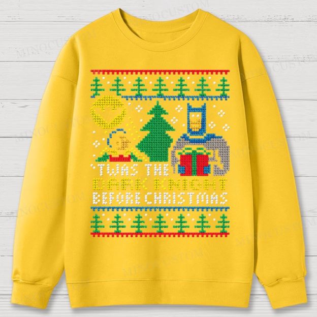 Dark Knight Before Christmas Cotton Sweatshirts 