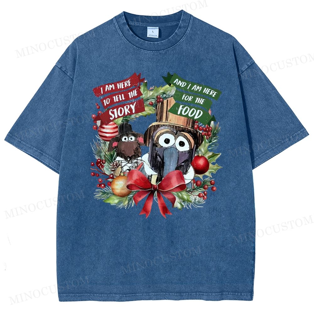 The Muppet Christmas Carol Holiday Musical Retro Graphic Washed T-Shirt