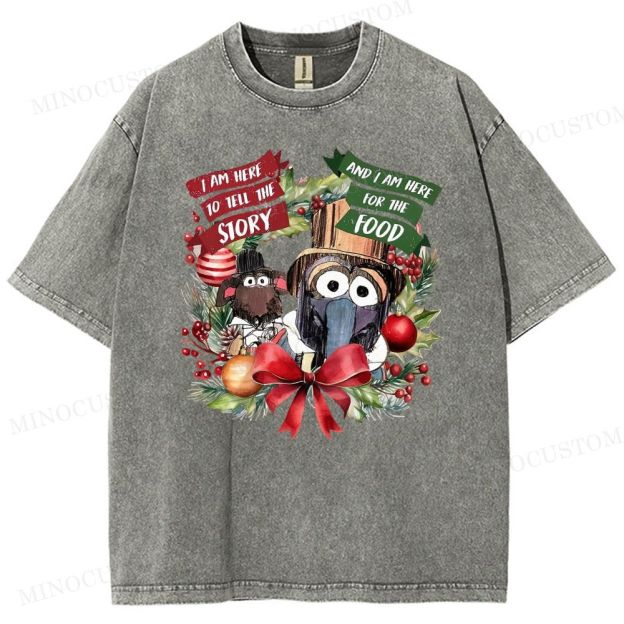 The Muppet Christmas Carol Holiday Musical Retro Graphic Washed T-Shirt