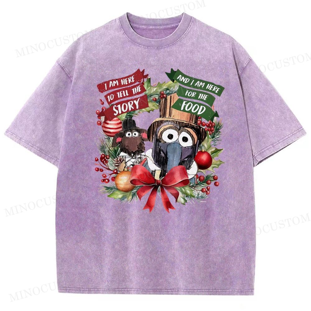The Muppet Christmas Carol Holiday Musical Retro Graphic Washed T-Shirt