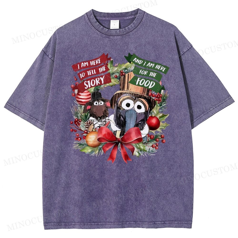 The Muppet Christmas Carol Holiday Musical Retro Graphic Washed T-Shirt