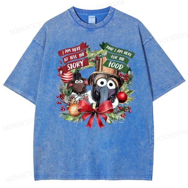 The Muppet Christmas Carol Holiday Musical Retro Graphic Washed T-Shirt