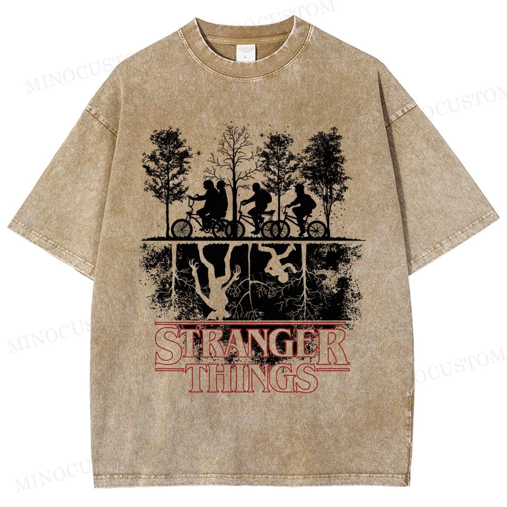 Stranger Things Vintage Washed T - shirt