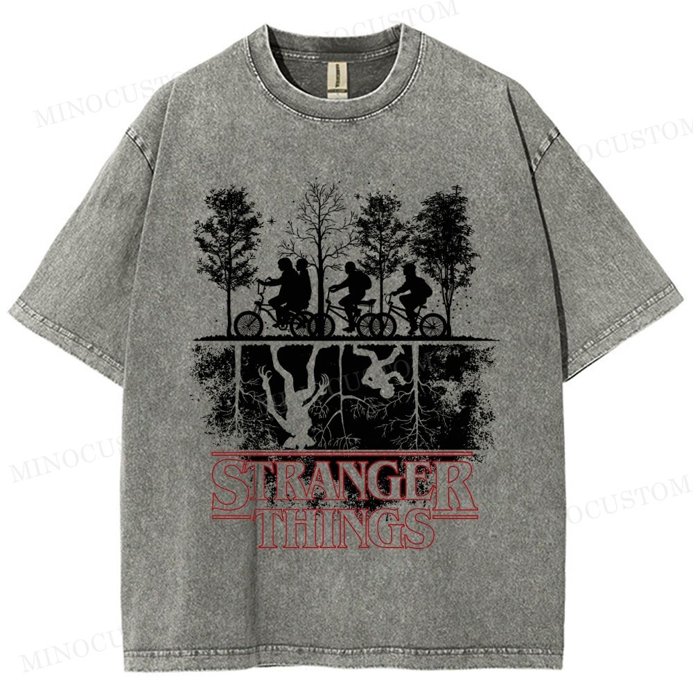 Stranger Things Vintage Washed T - shirt