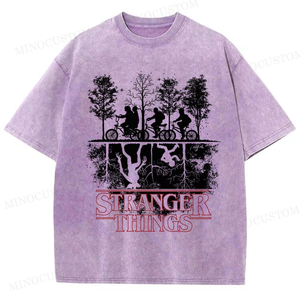 Stranger Things Vintage Washed T - shirt