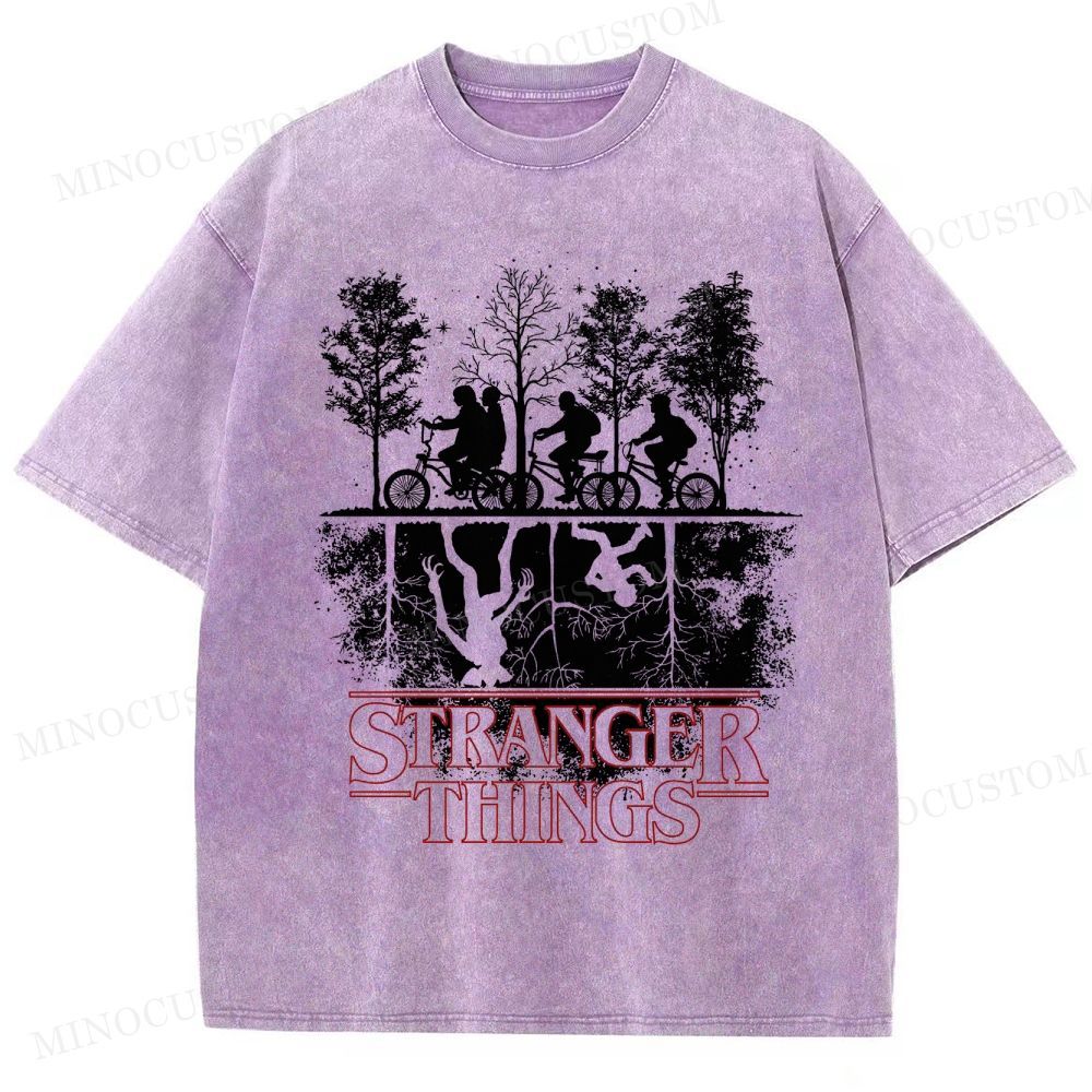 Stranger Things Vintage Washed T - shirt