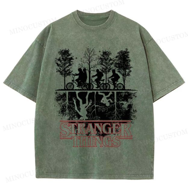 Stranger Things Vintage Washed T - shirt