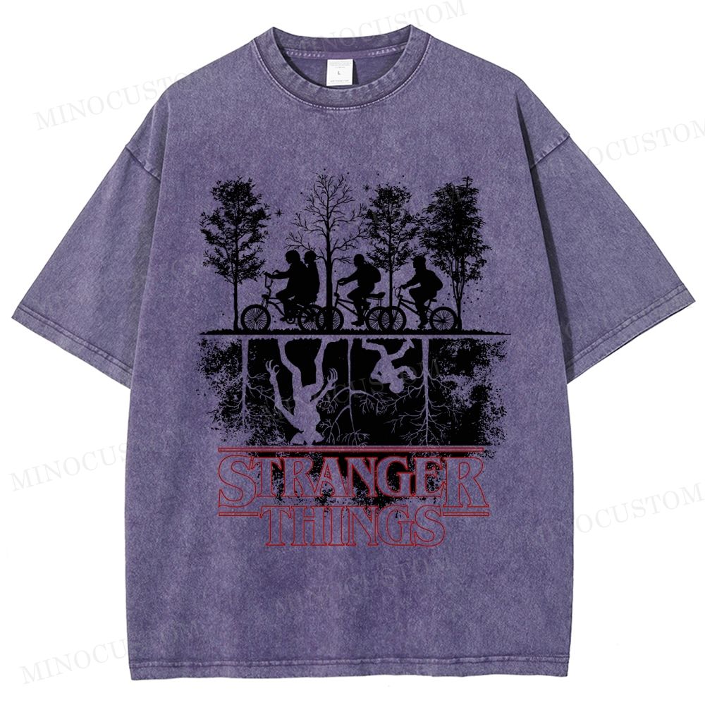 Stranger Things Vintage Washed T - shirt