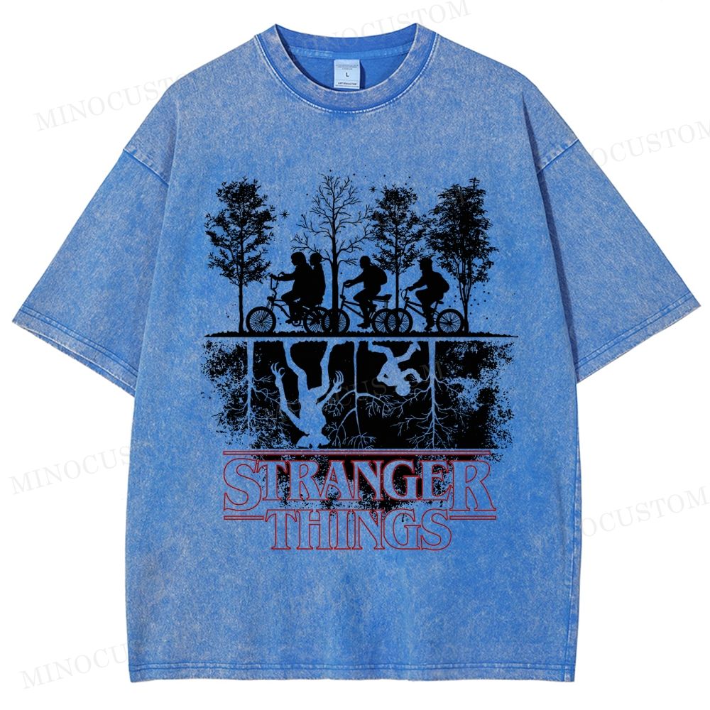 Stranger Things Vintage Washed T - shirt