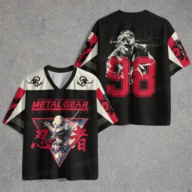  Metal Gear Solid Jersey Shirts 