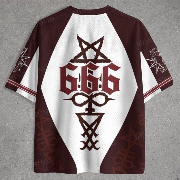 Black Metal 666 Jersey Shirts 