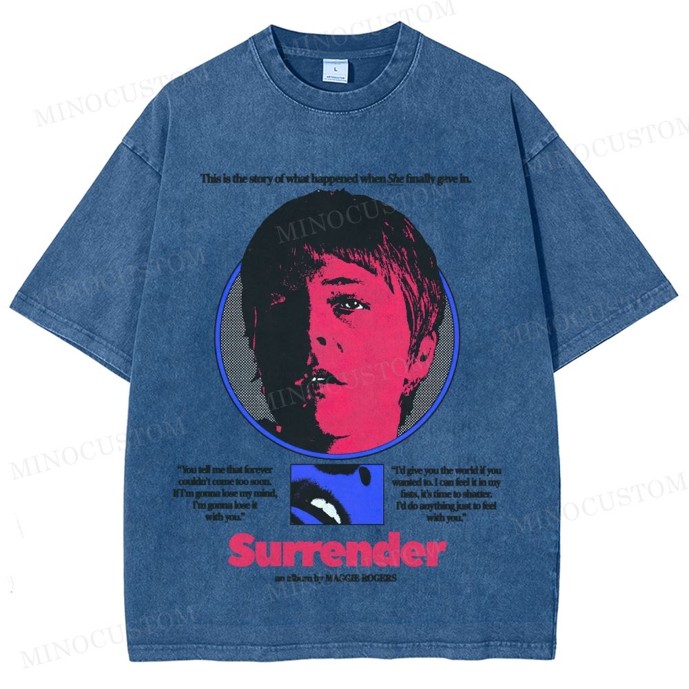 Maggie Rogers: Surrender Retro Graphic Washed T-Shirt