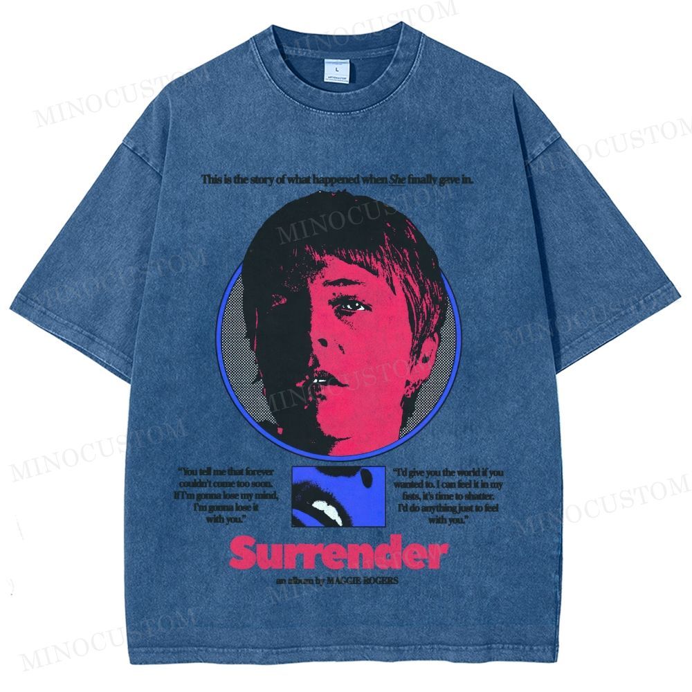 Maggie Rogers: Surrender Retro Graphic Washed T-Shirt