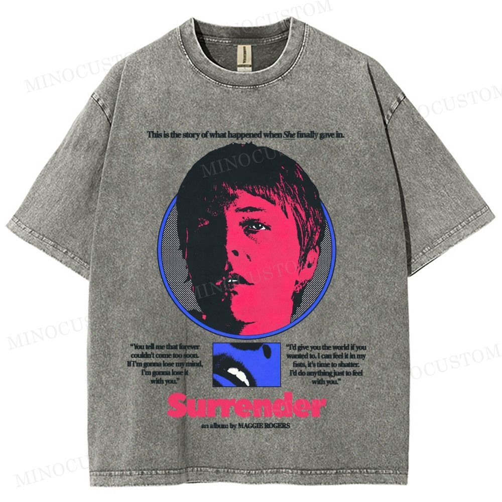 Maggie Rogers: Surrender Retro Graphic Washed T-Shirt