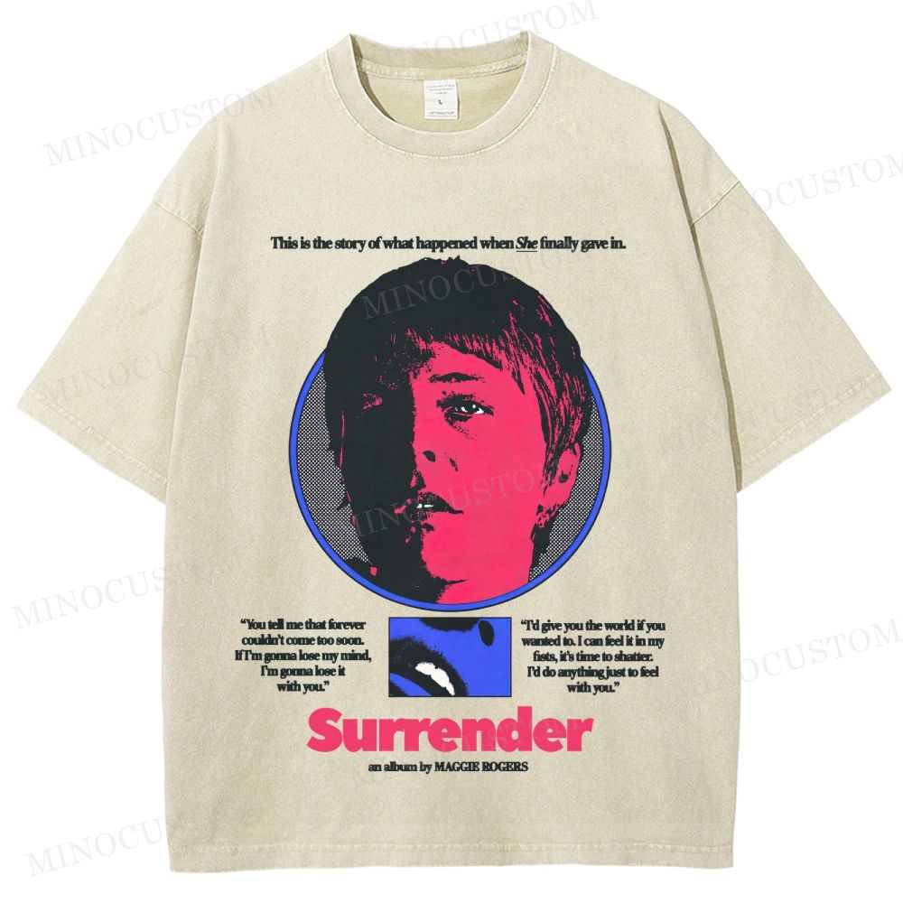 Maggie Rogers: Surrender Retro Graphic Washed T-Shirt