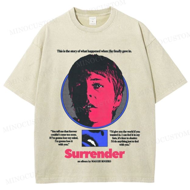 Maggie Rogers: Surrender Retro Graphic Washed T-Shirt