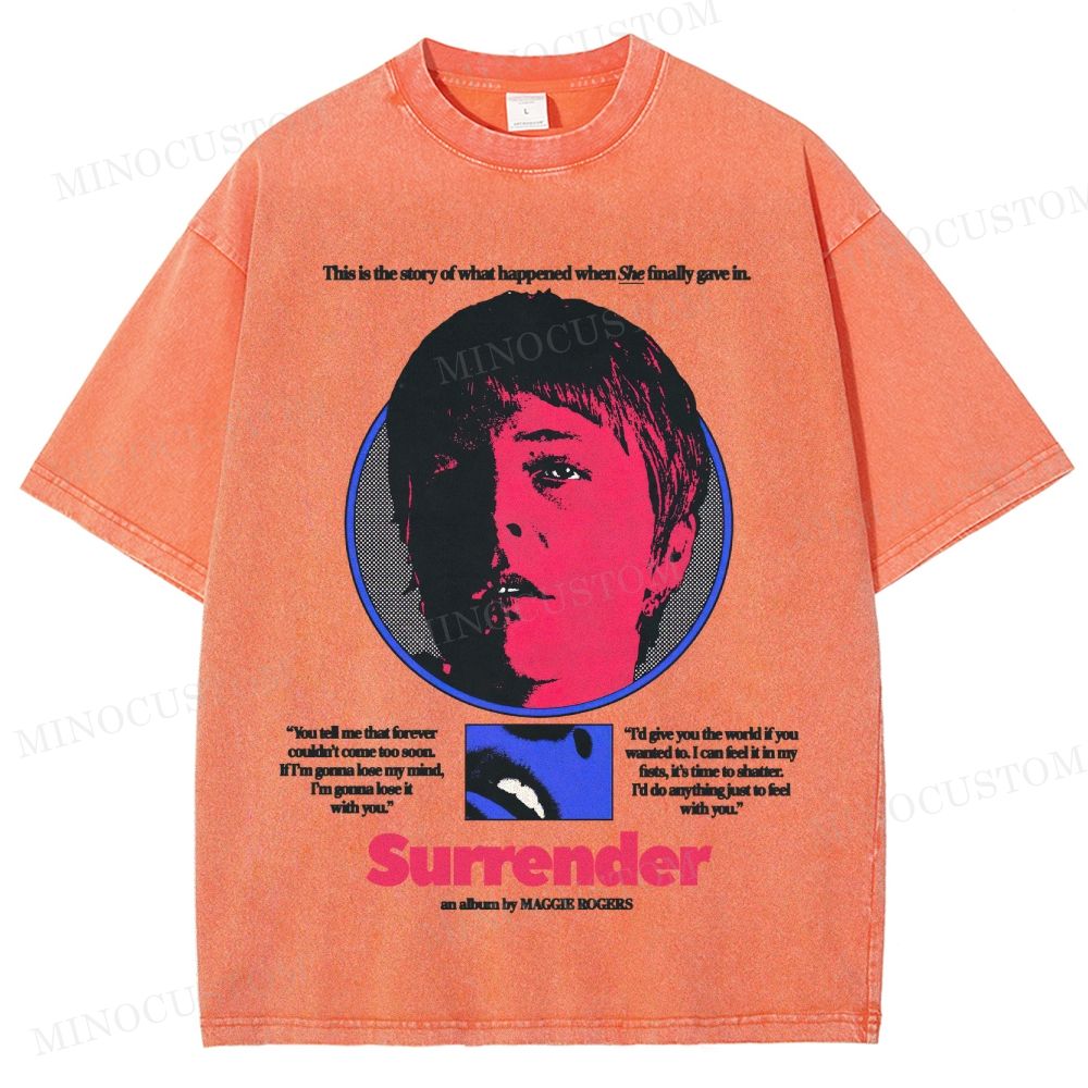 Maggie Rogers: Surrender Retro Graphic Washed T-Shirt