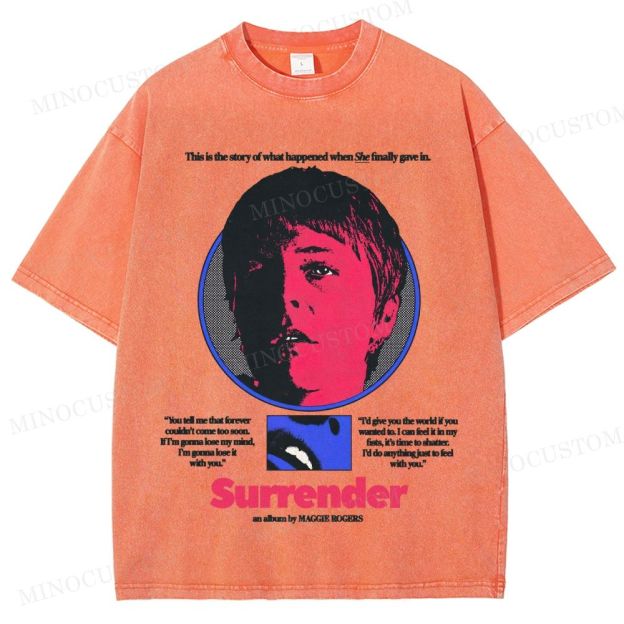 Maggie Rogers: Surrender Retro Graphic Washed T-Shirt