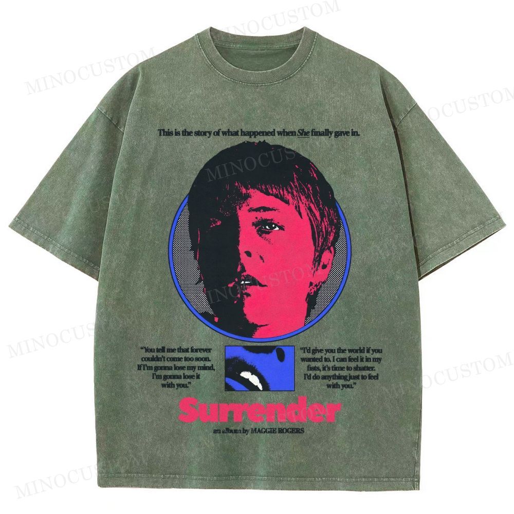 Maggie Rogers: Surrender Retro Graphic Washed T-Shirt
