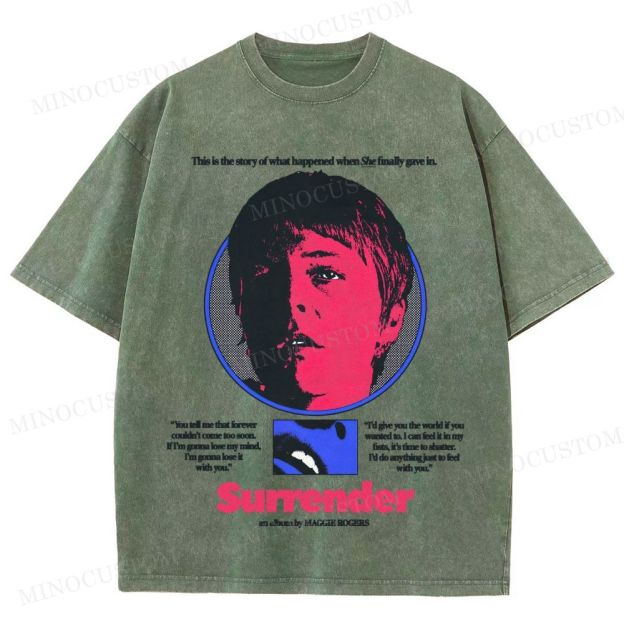 Maggie Rogers: Surrender Retro Graphic Washed T-Shirt