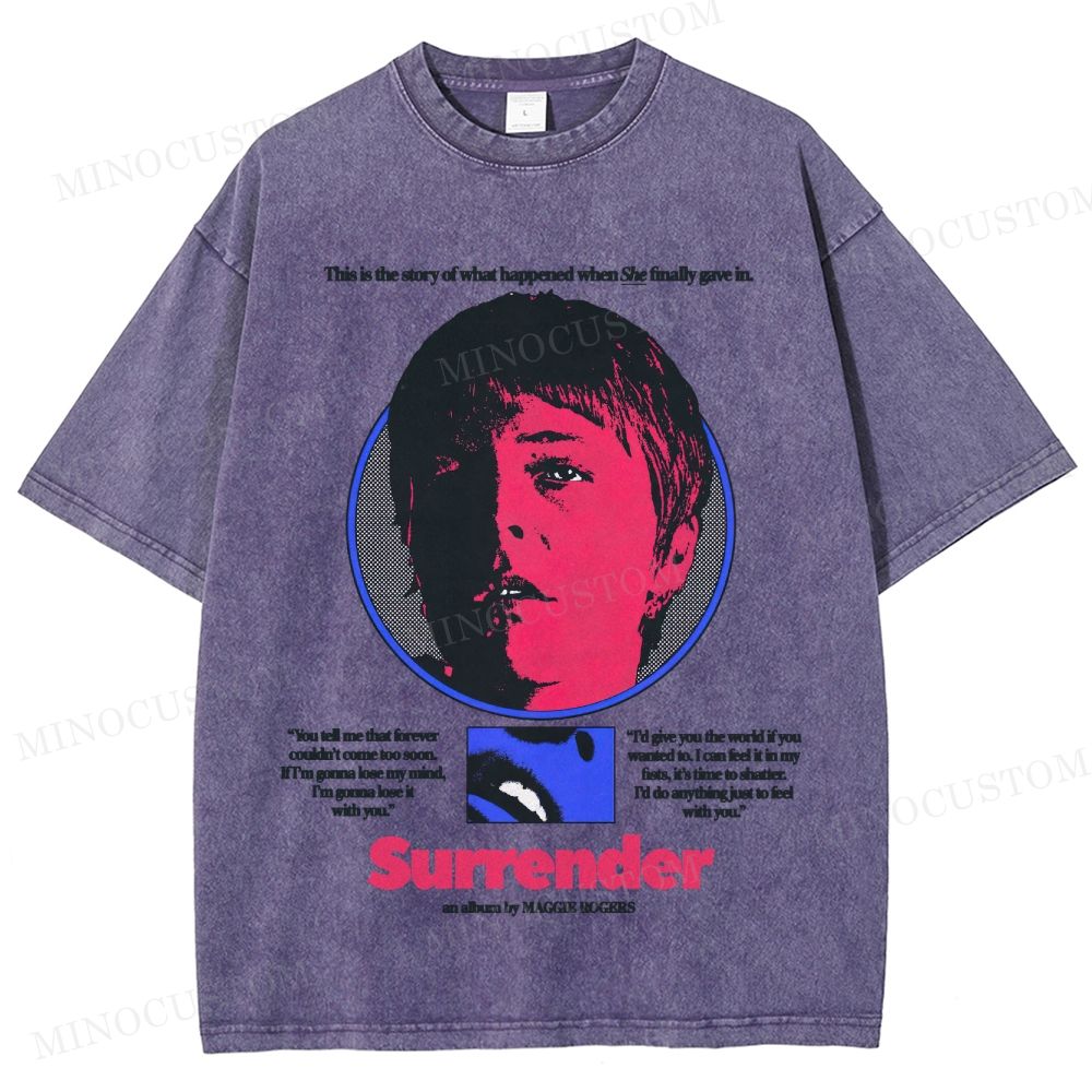 Maggie Rogers: Surrender Retro Graphic Washed T-Shirt