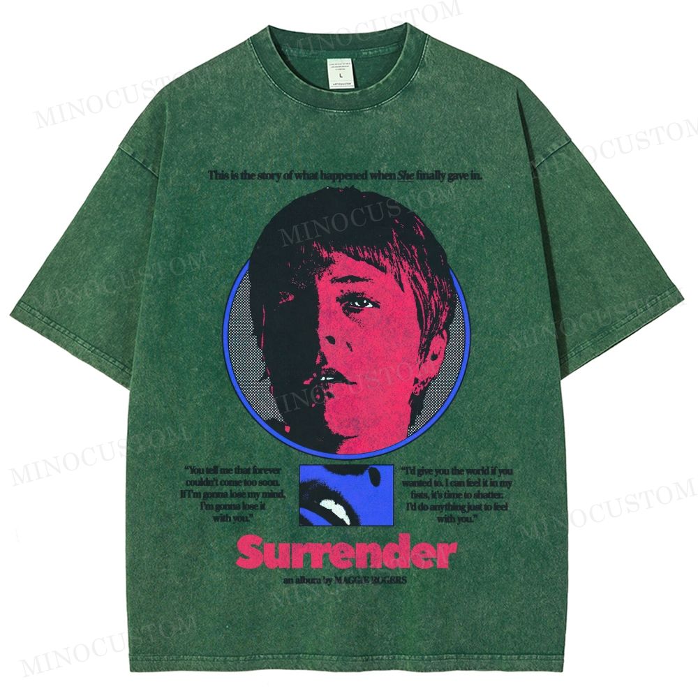 Maggie Rogers: Surrender Retro Graphic Washed T-Shirt