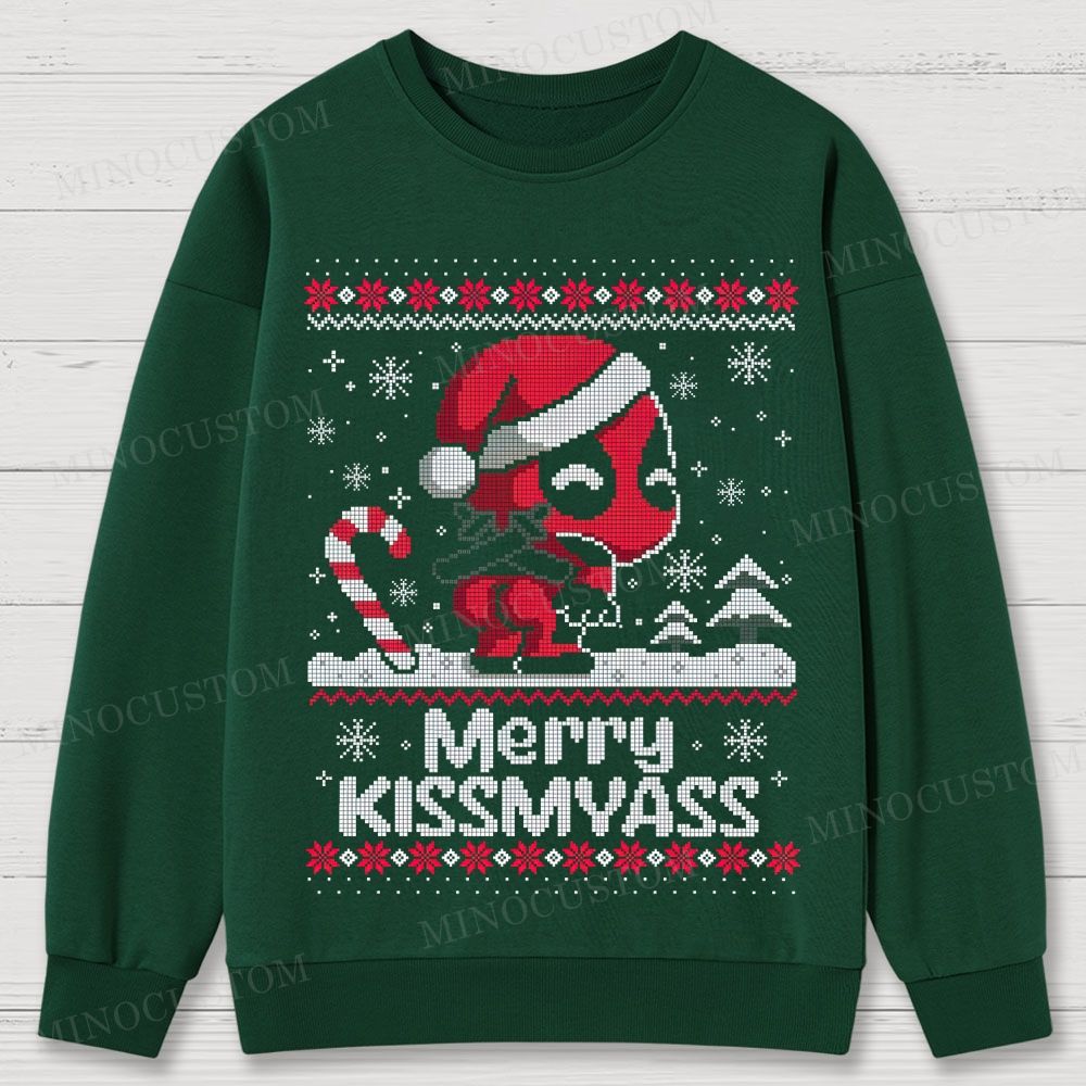 Deadpool Action Comedy Retro Christmas Graphic Cotton Sweatshirts 