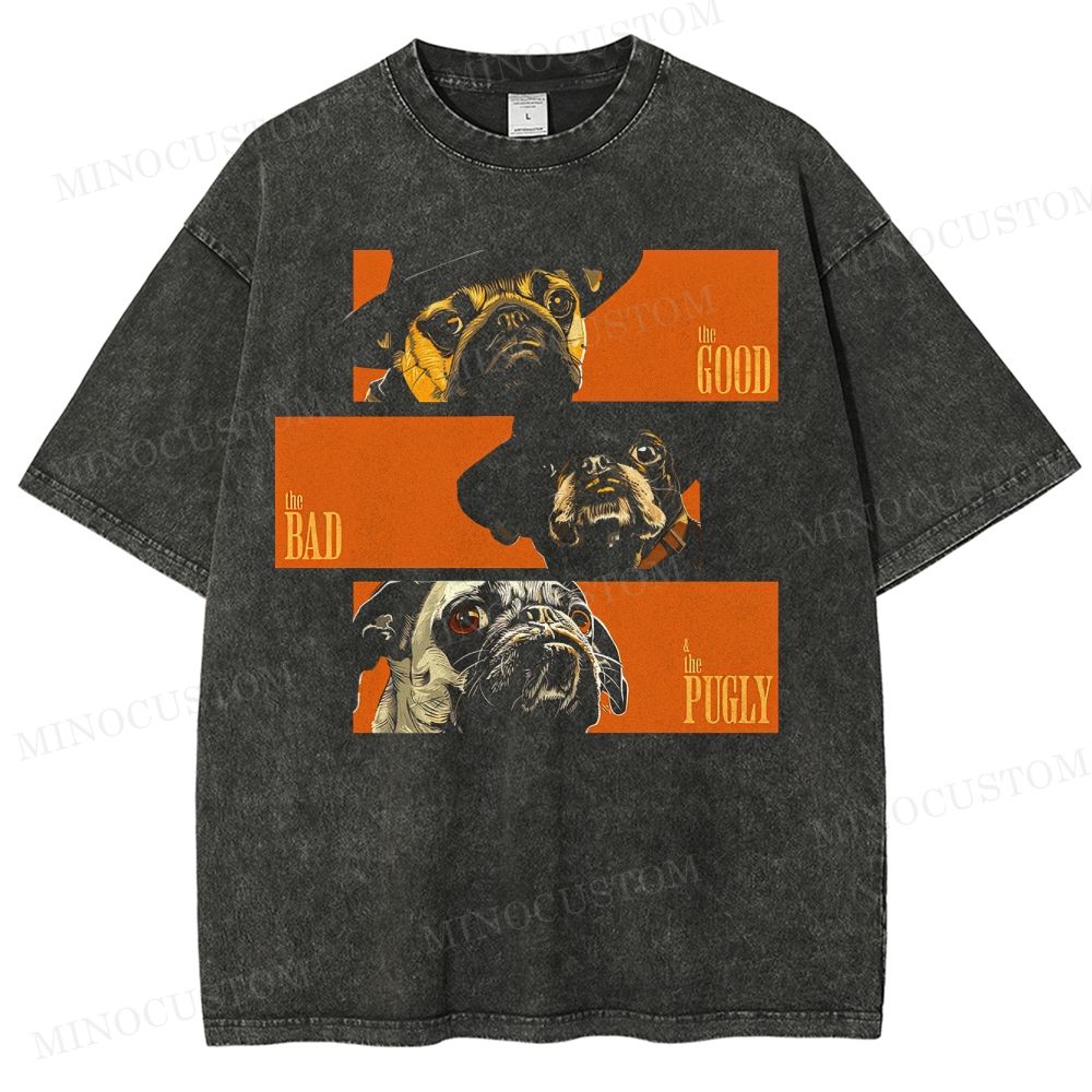 The Good, The Bad, The Pugly Washed T-Shirt 