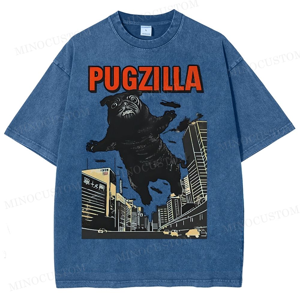 Pugzilla Washed T-Shirt 