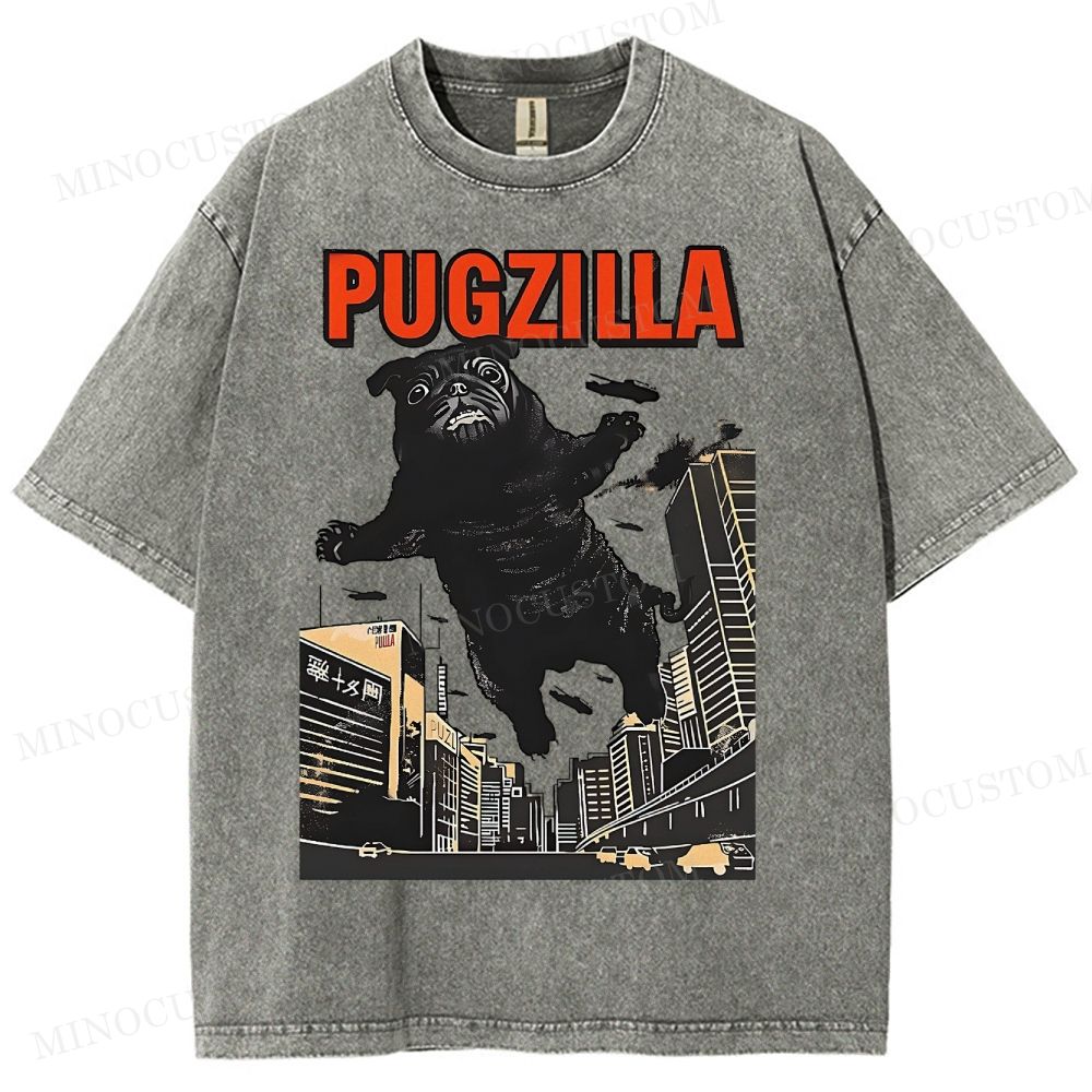 Pugzilla Washed T-Shirt 