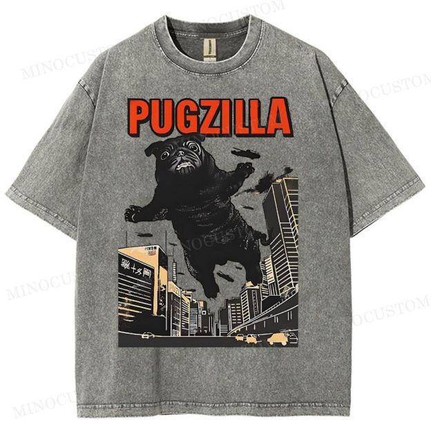 Pugzilla Washed T-Shirt 