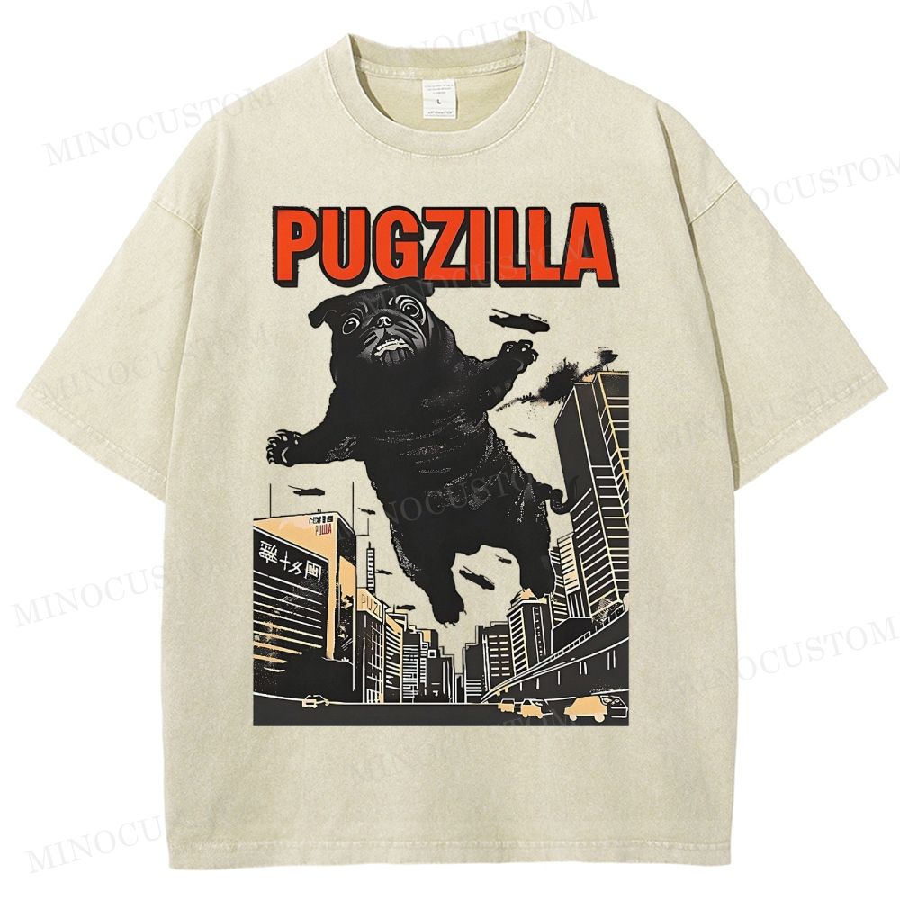 Pugzilla Washed T-Shirt 