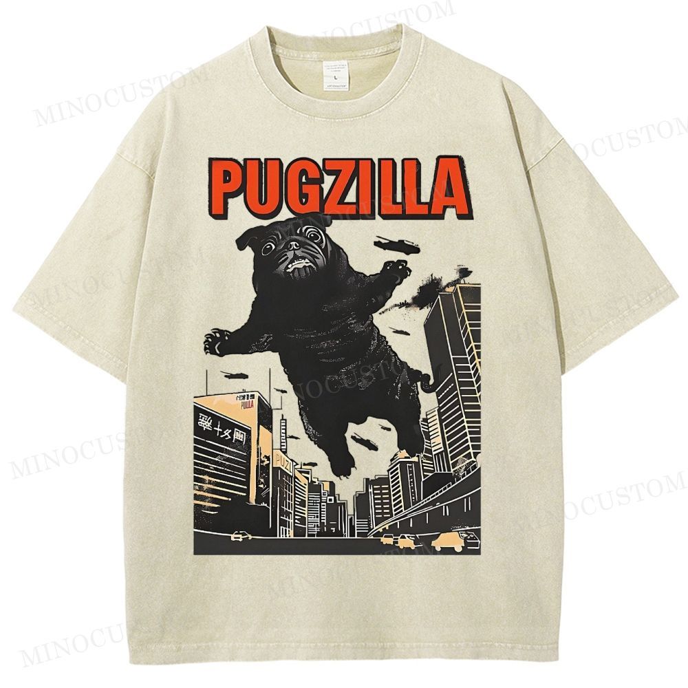 Pugzilla Washed T-Shirt