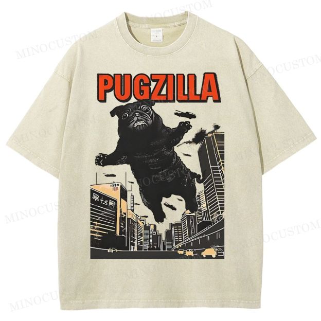 Pugzilla Washed T-Shirt 