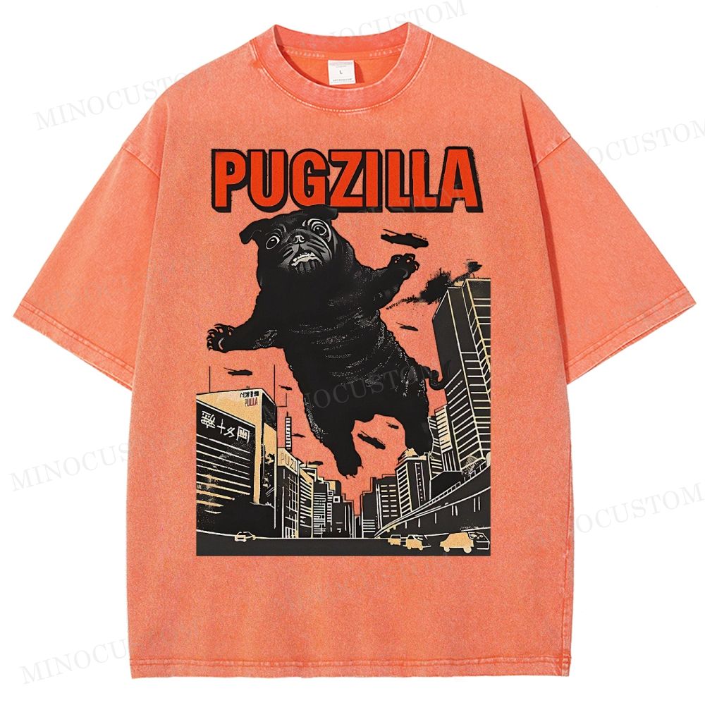 Pugzilla Washed T-Shirt 