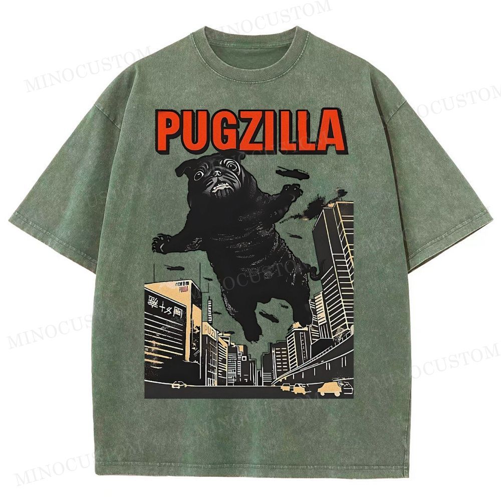 Pugzilla Washed T-Shirt 