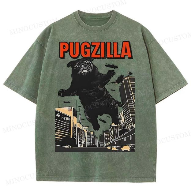 Pugzilla Washed T-Shirt 