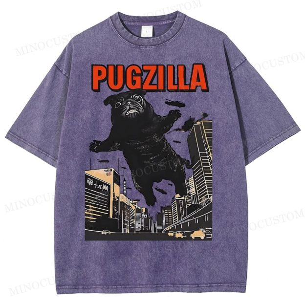 Pugzilla Washed T-Shirt 