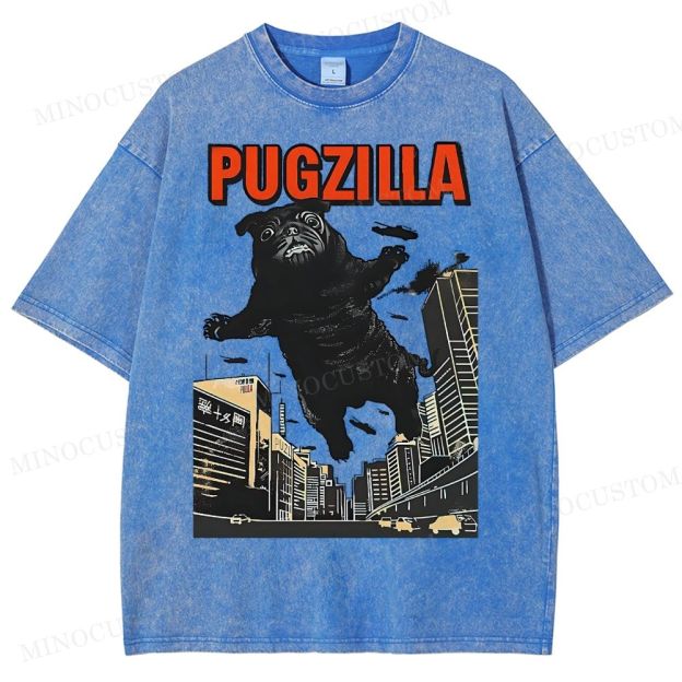 Pugzilla Washed T-Shirt 