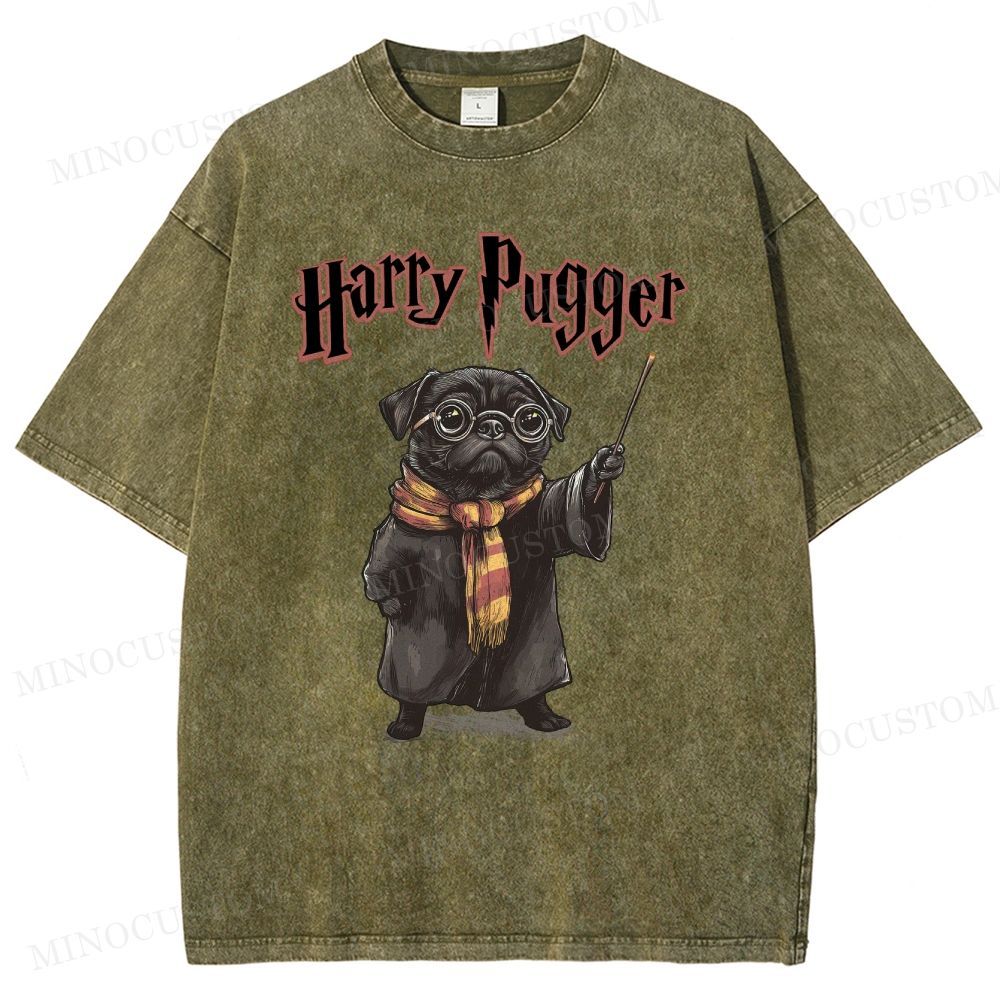Harry Pugger Washed T-Shirt