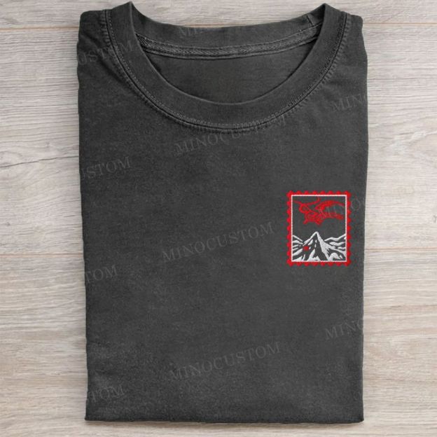 Vintage Embroidered Washed Tee 