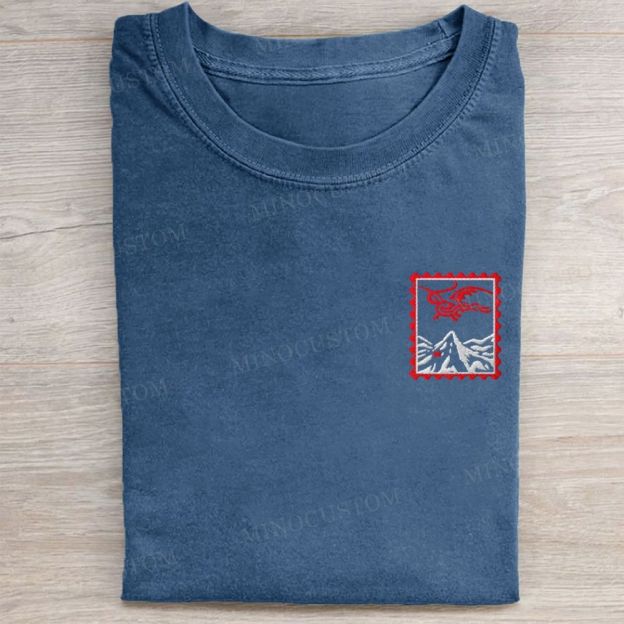 Vintage Embroidered Washed Tee 