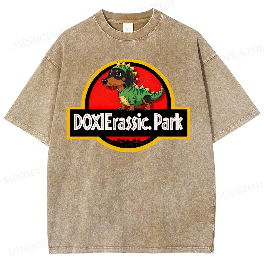 DOXIErassic Park Washed T-Shirt 