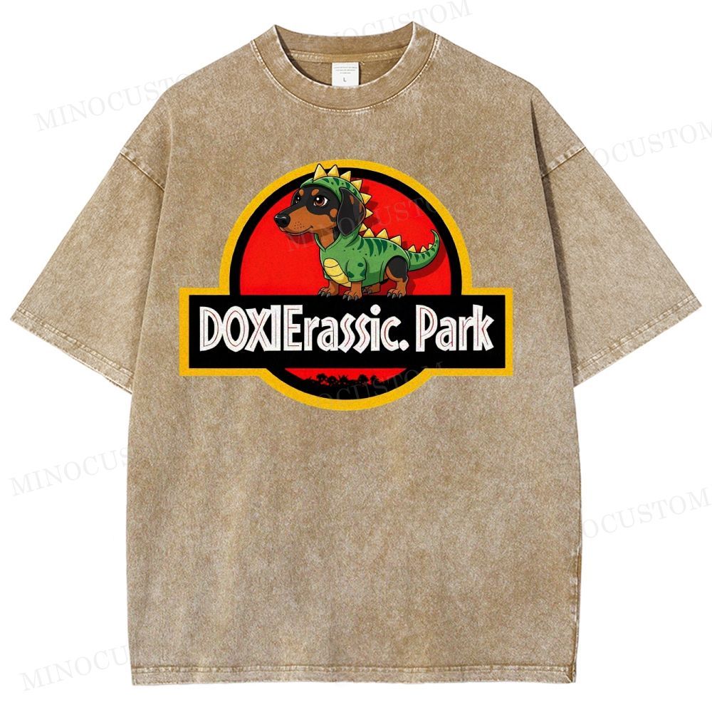 DOXIErassic Park Washed T-Shirt 