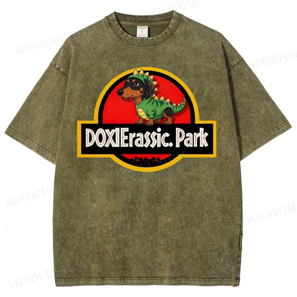 DOXIErassic Park Washed T-Shirt 